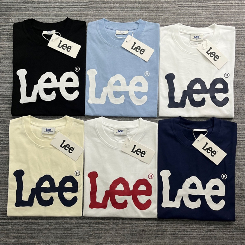Korean Niche Trendy Brand Lee Wang Yibo and Kim Bopolo's Same Classic Logo Loose Round Neck Pure Cotton Short-Sleeved T-Shirt for Women