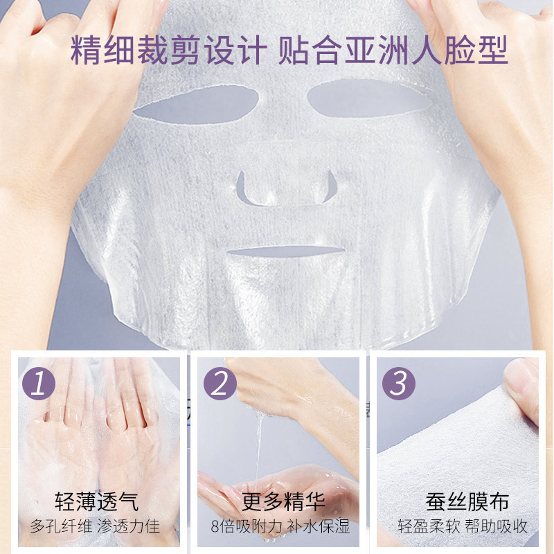 Single-piece niacinamide hydrating mask moisturizing, firming, nourishing, oil-controlling and brightening skin tone single-piece facial mask welfare product