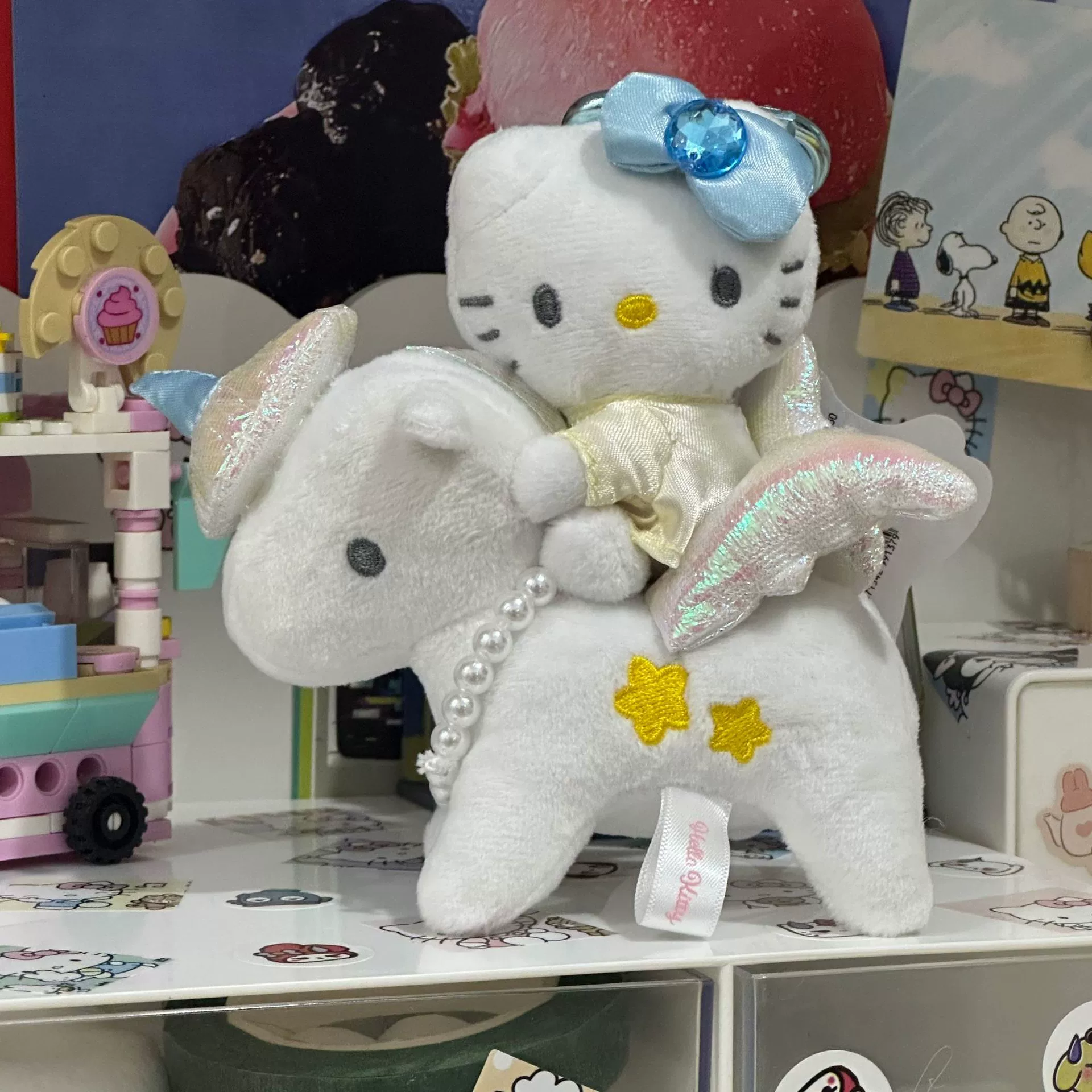 Плюшевая подвеска-брелок для ключей (Hello Kitty) симпатичная кукла, мягкая мини-плюша 10+ вариантов дизайна, подарок 0.038 кг