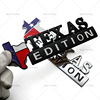 Off -road Texas metal car logo TEXAS EDITION car sticker modified displacement displacement label