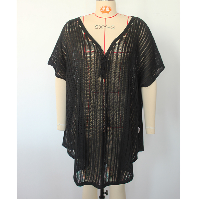 Womenu0027S Fashion Solid Color Polyester Cover Ups