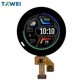 1.3寸240*240穿戴智能旋钮医疗小家电亮度500cd/m²触摸显示屏
