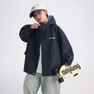 Boys' Autumn Outdoor Sports Jackets 2025 New Children's Boys Autumn Cool Windproof Jackets