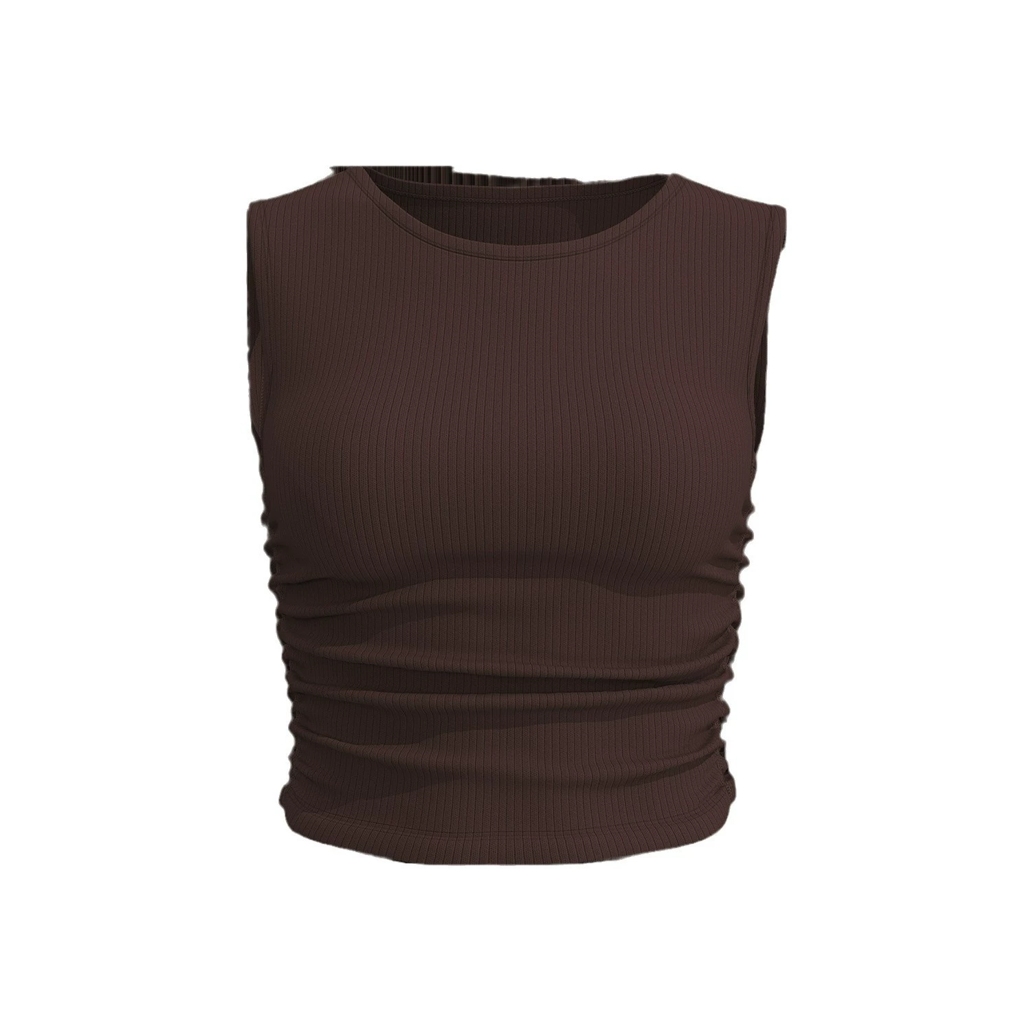 Спортивный браслет безрукавный, йога одежда, Slim Fit