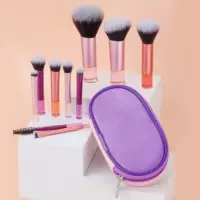 Набор из 10 предметов для кистей для макияжа, эксклюзивный для Amazon AliExpress, нейлоновая сумка для кистей для макияжа