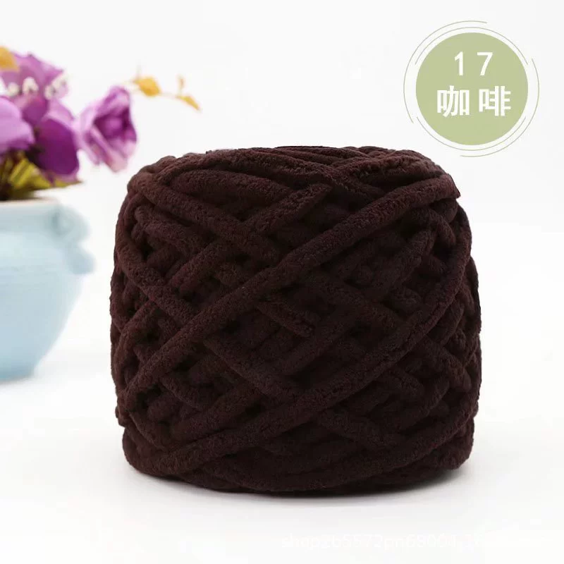 Шар пряжи шерстяной (ice yarn) — 15 м, толстая нитка, множество цветов для шарфов шапок тапочек