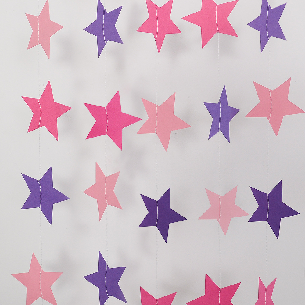 Cosura de automóviles rosa rosa rojo rojo rojo estrellas 4m