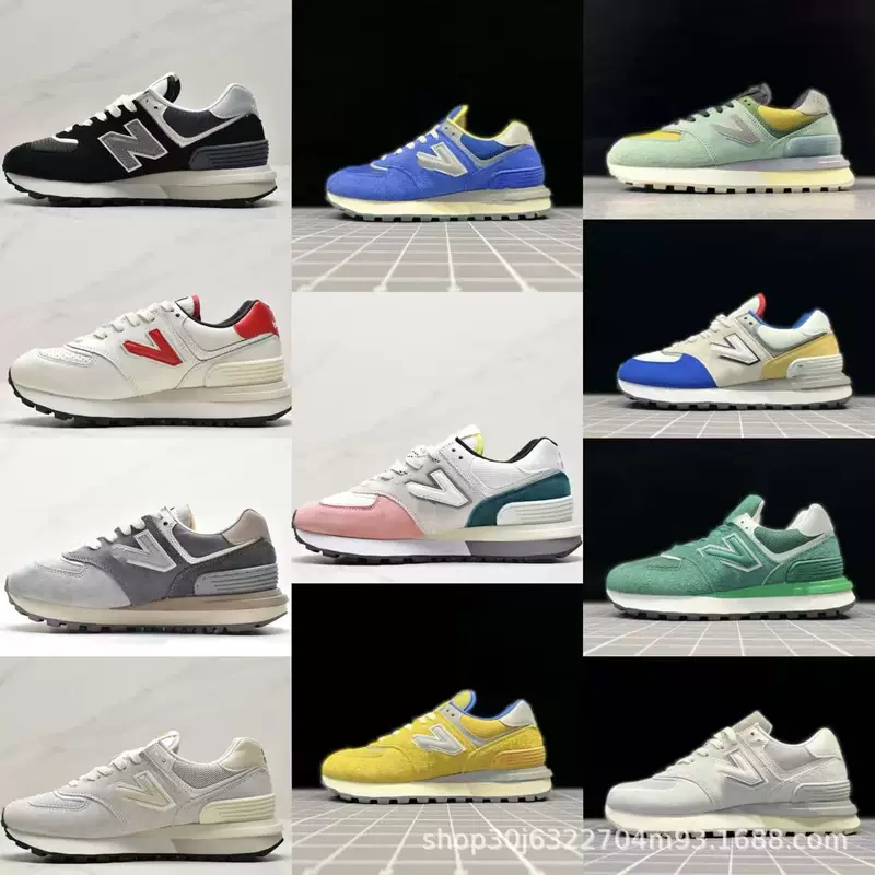 New Balance, классические универсальные нескользящие износостойкие дышащие спортивные кроссовки для мужчин и женщин