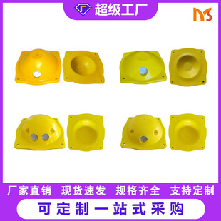 Factory Direct Sales Plastic Round Cat Eye Reflective Road Stud Light Highway Raised Road Sign Night Safety Mushroom Type Road Stud