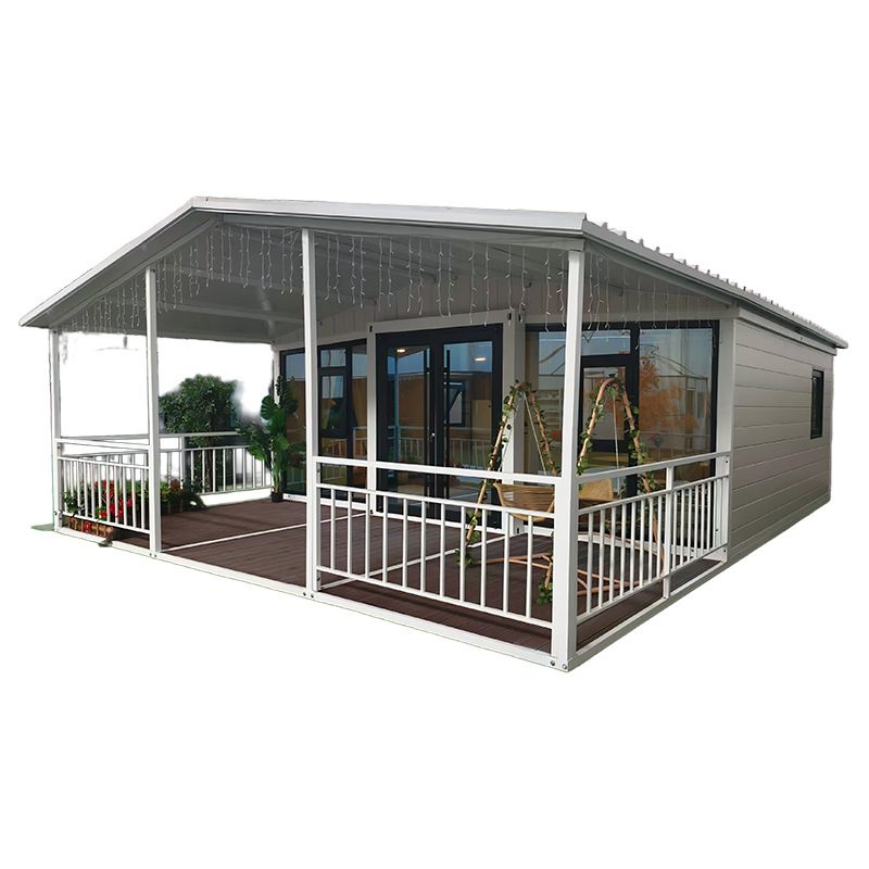 Casa Contenedor Expandible con Techo Puntiagudo para Atracciones Turísticas al Aire Libre, Vivienda Integrada Popular, Alojamiento, Casa Contenedor Habitable, Casa Móvil.