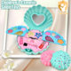 Free Shipping Simulation Shell Style Children's Simulation Cosmetics Make-up Play-in Girl's Dressing Jewelry Toy