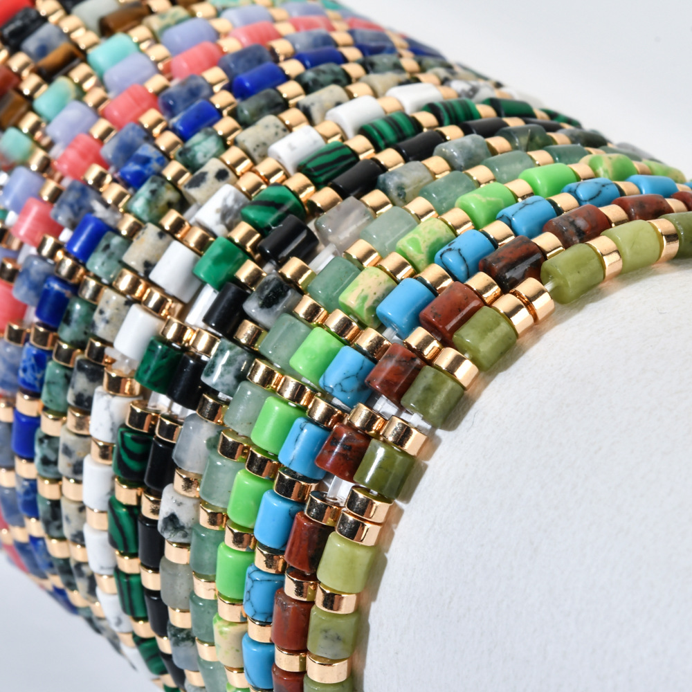 10g Weight Bracelets Classification Natural Stone Chain Material Beaded Chain Chain Type 1 Piece Quantity Daily Occasion natural stone, Agate Material Geometric Pattern All Seasons Season Women's Gender Ethnic Style Style Ethnic Style Geometric Natural Stone Agate Beaded Chain Bracelets In Bulk 21