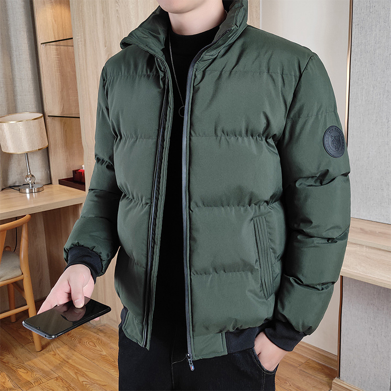 Brand Men's Down Jacket Autumn and Winter Thickened Warm Casual Collar Slim-fit Cold-proof Casual Jacket Trend Brand Men's Down Jacket Autumn and Winter Thickened Warm Casual Collar Slim-fit Cold-proof Casual Jacket Trend