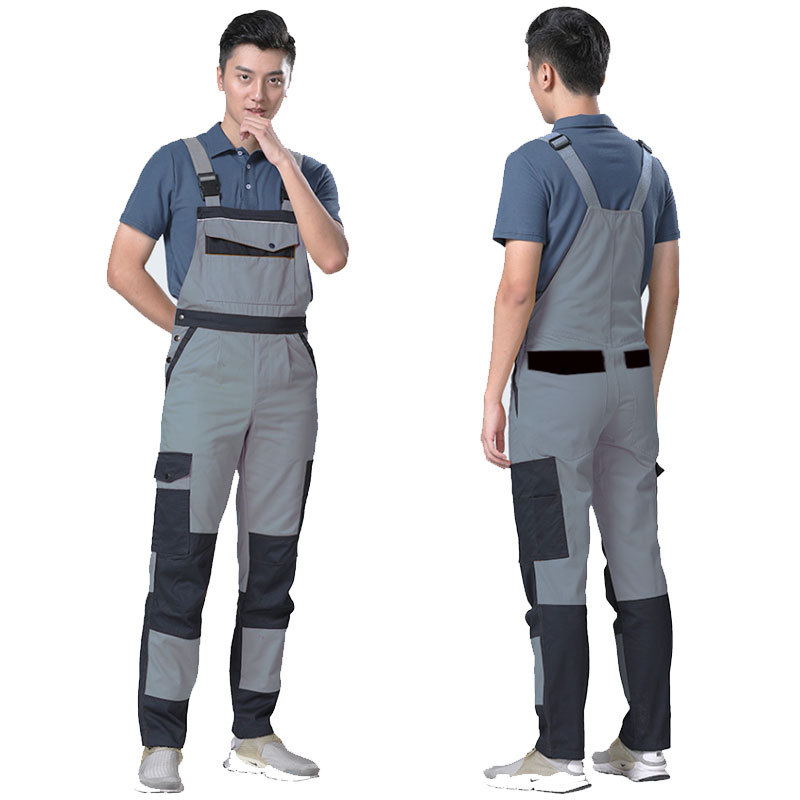 Fábrica al por mayor overoles hombres y mujeres auto reparación tirantes máquina reparación Instalación y mantenimiento pantalones transpirables resistentes al desgaste de una sola pieza