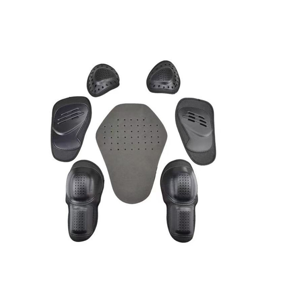 Riding Protectors Motorcycle Racing Riding Anti-fall Built-in Protectors 7-piece Back Protectors Knee Protectors Chest Protectors Elbow Protectors Shoulder Protectors
