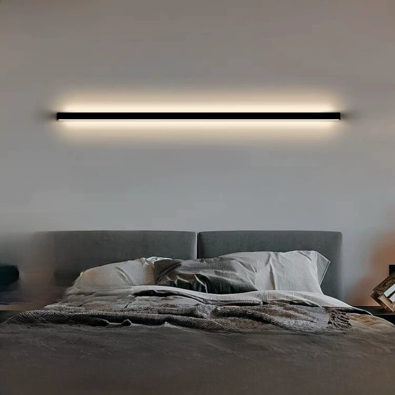Modern and minimalistic sconce for bed, creative minimalistic rectangular lamp