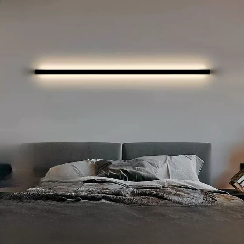 Modern and minimalistic sconce for bed, creative minimalistic rectangular lamp