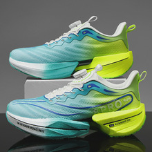 儿童旋转扣新款碳板爆米花学生运动鞋青少年情侣马拉松竞速跑步鞋