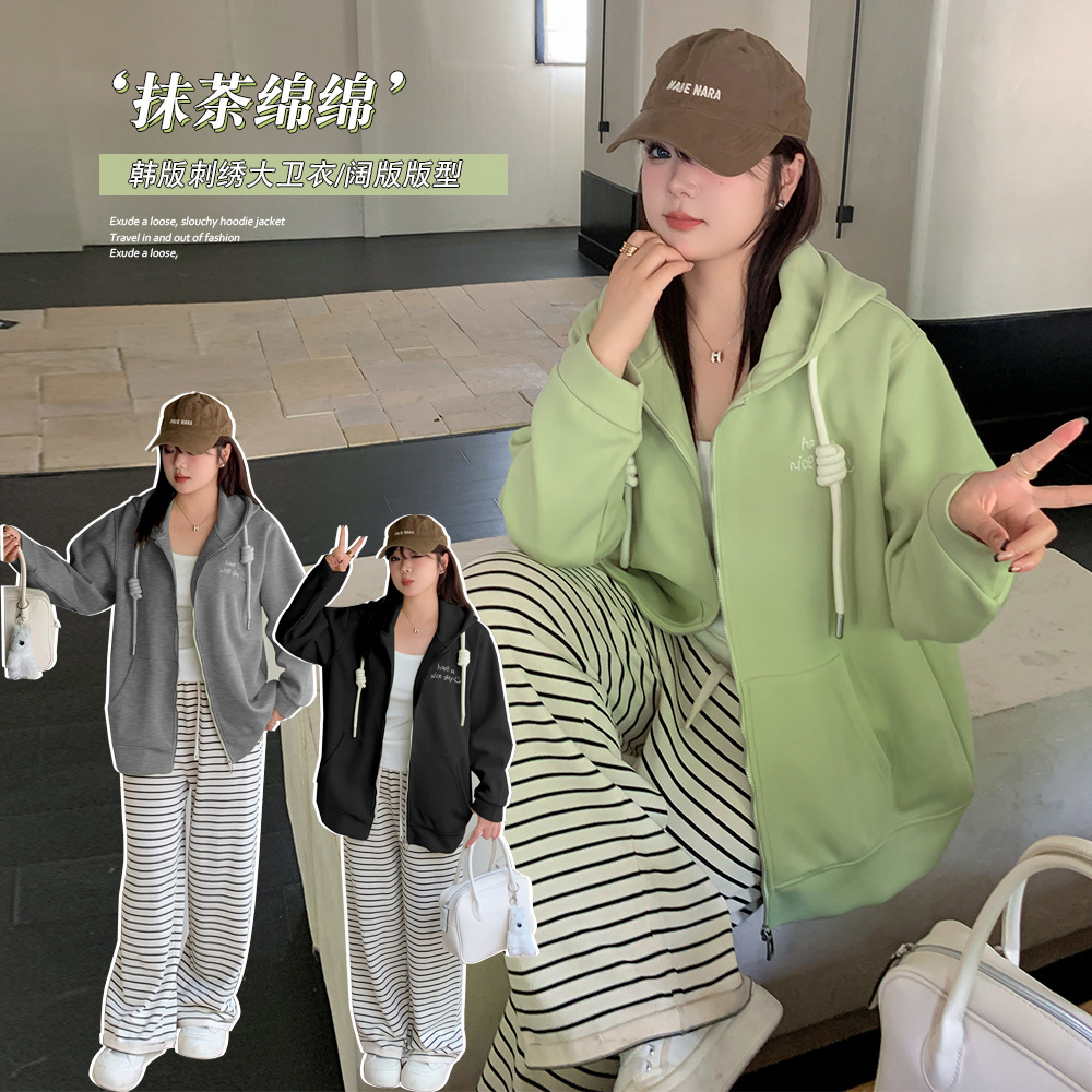  秋  XL-5XL 大きいサイズ ジップパーカー