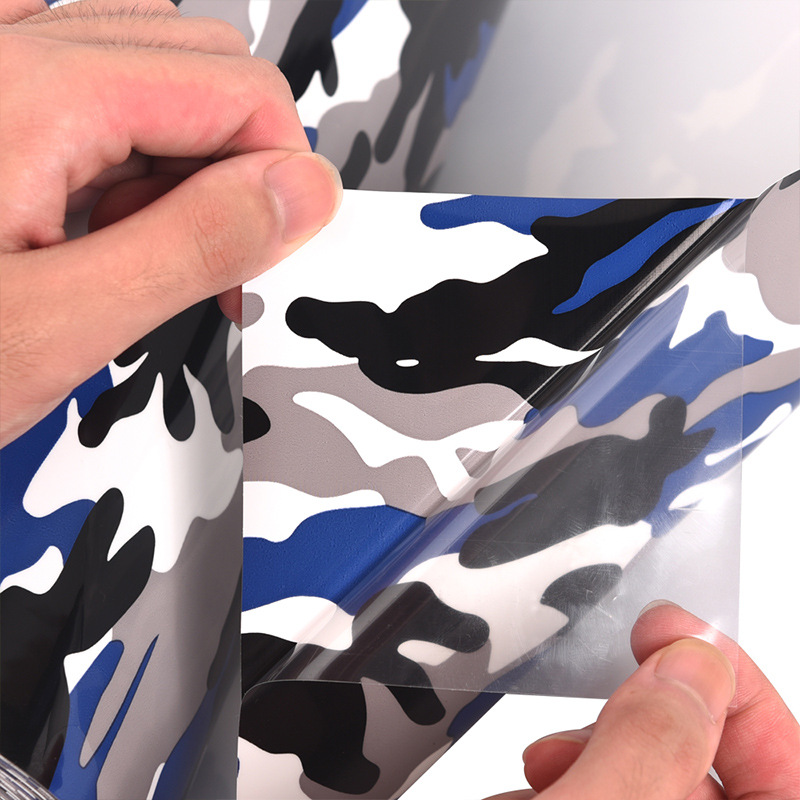 위장 파랑 25cm * 25cm 조각