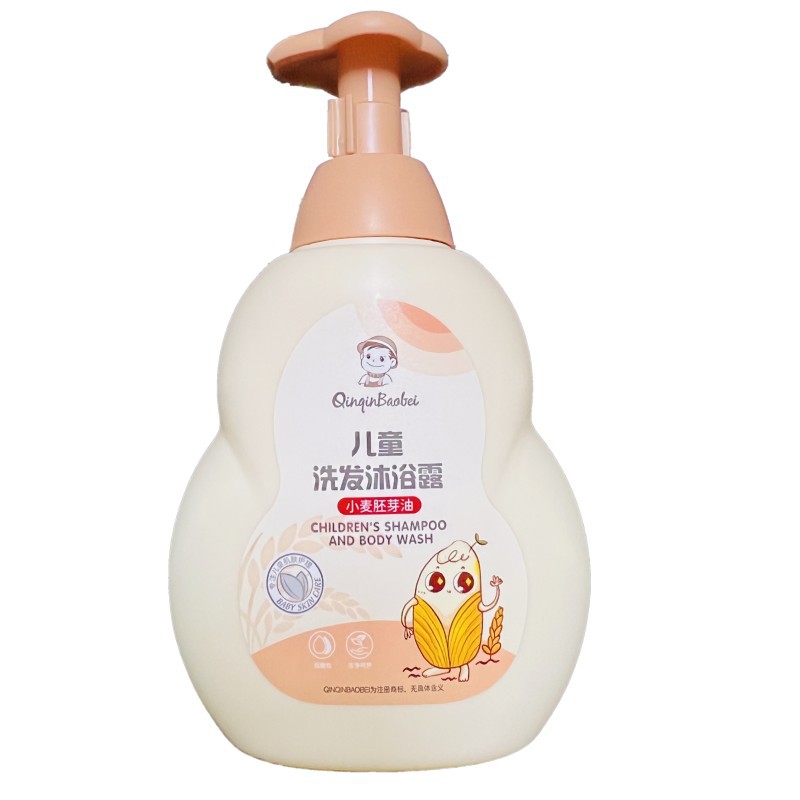 A generation of hair, wholesale kiss baby children's shampoo and shower gel wheat germ oil skin care 360ml