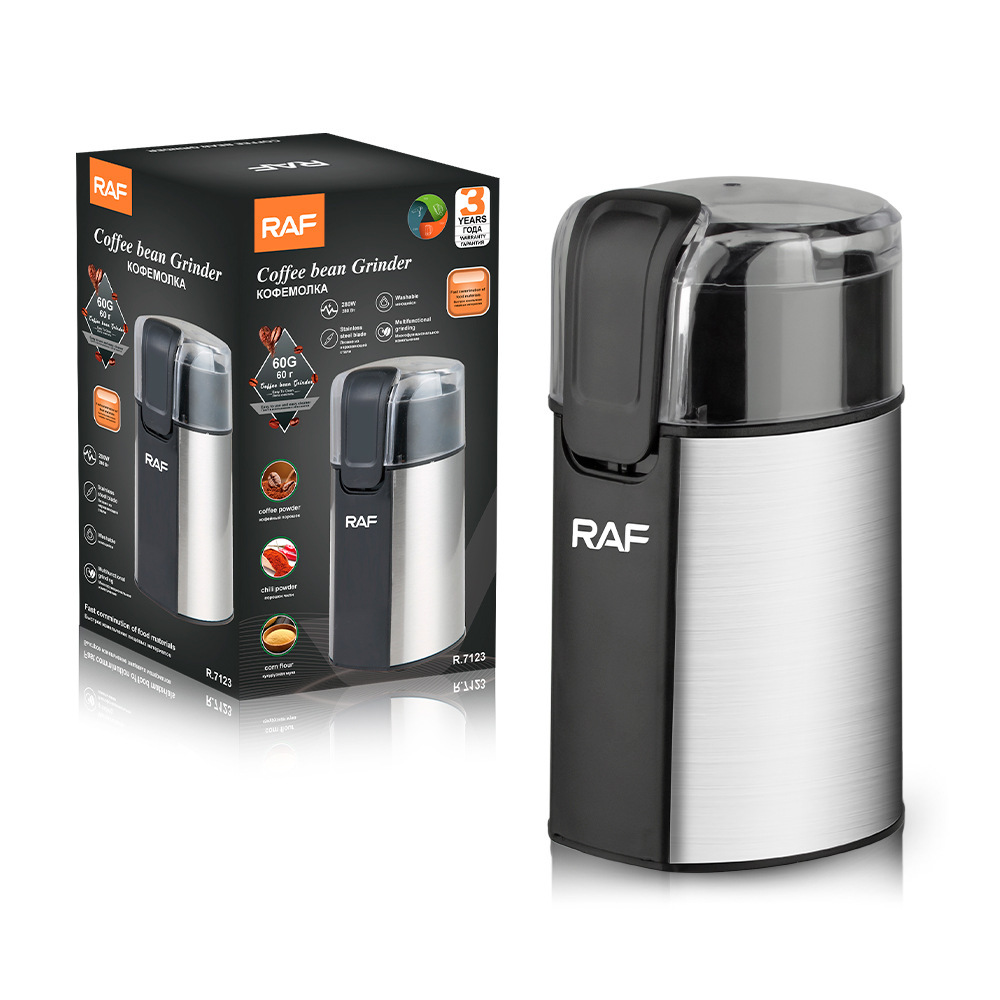 RAF molinillo portátil de comercio exterior estándar europeo, molinillo automático de granos de café para el hogar, molinillo de frijoles, molino seco