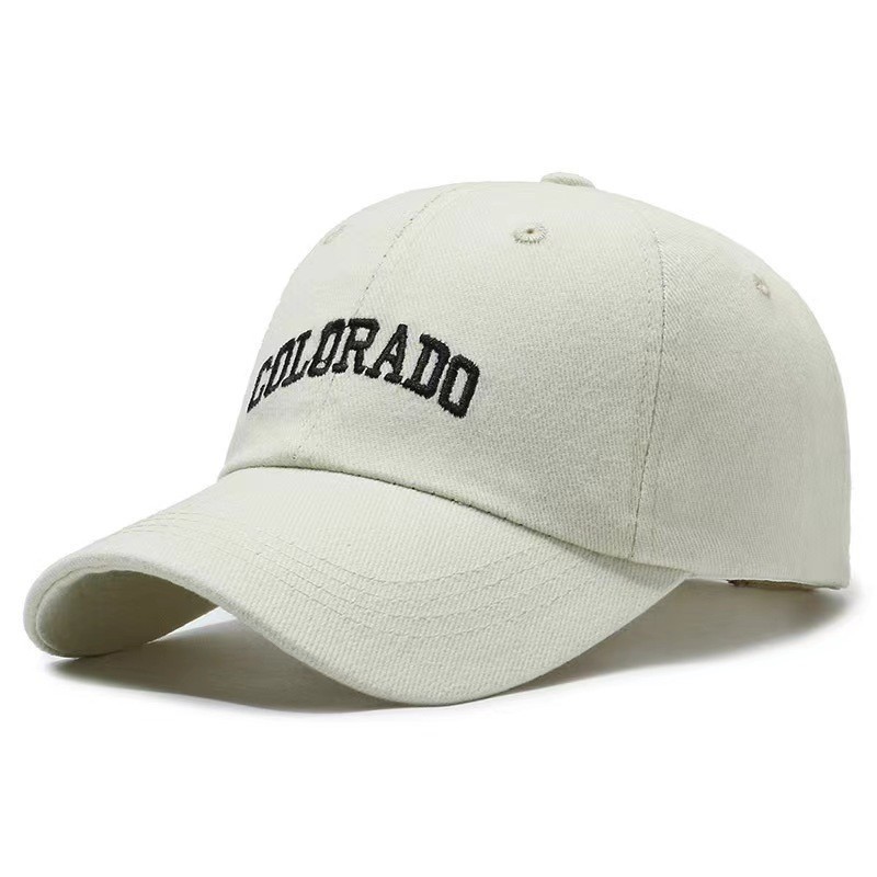 Beige baseball cap