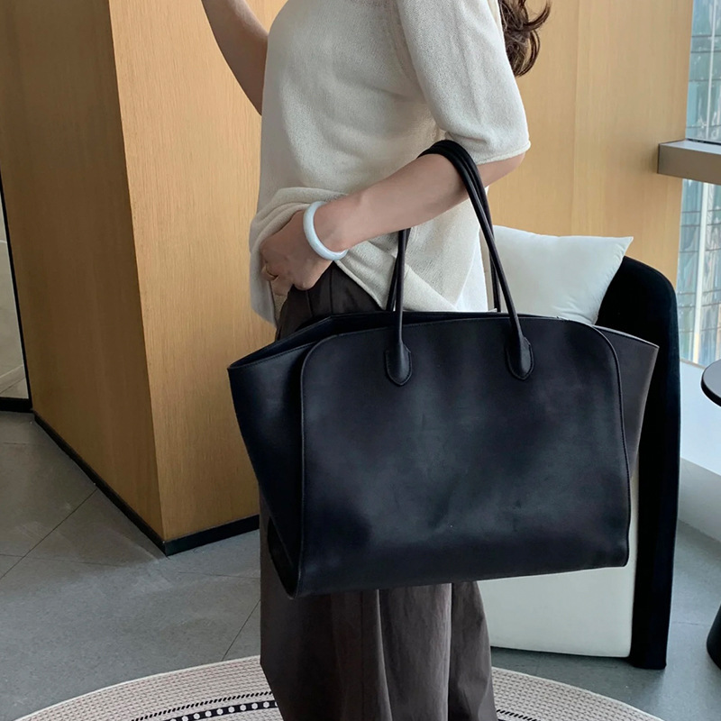 Kendall Jenner's Niche Women's Bag Marlo 17 Handbag Shopping Tote Large Leather Briefcase Underarm Bag