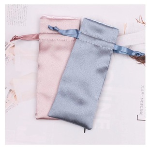 Factory direct silk lipstick bag jewelry storage bag drawstring pocket simple small cloth bag
