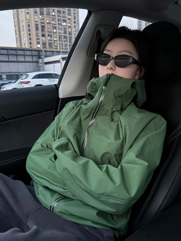 鸟家新款SL硬壳冲锋衣女全热封压胶溢胶单层登山服配三合一羽绒服|undefined