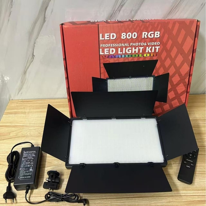LED600 カメラライト会議室ライブビデオ撮影ライト LED800 ポータブル屋外撮影ライト LED 補助光|undefined