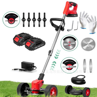 High-Power Lawn Mower Lithium Battery Long-Life Agricultural Lawn Mower Amazon Foreign Trade Portable Electric New Lawn Mower