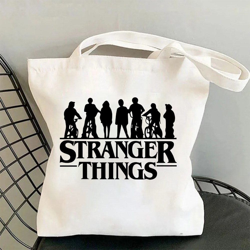 Bolsa de Tela Impresa de Hombro Tela Oxford con Estampado para Uso Diario