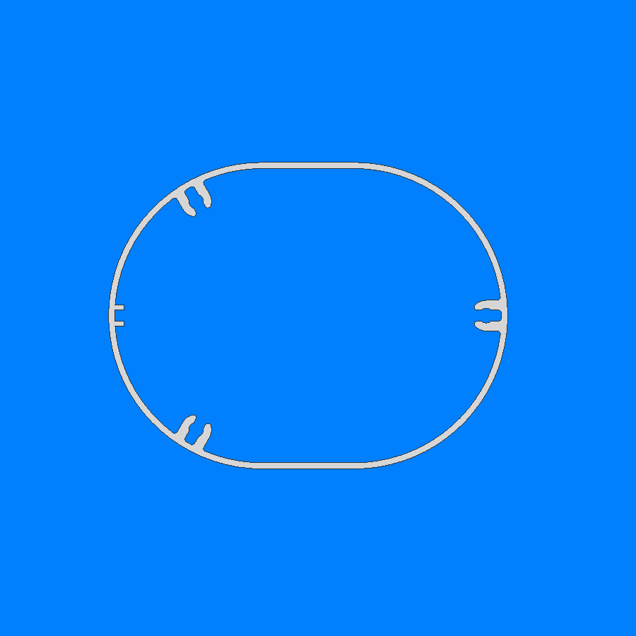 供应电机圆管6063挤压铝合金型材 圆形铝壳阳极氧化表面铝型材