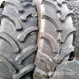 520/70R38 大马力拖拉机轮胎 加宽人字轮胎