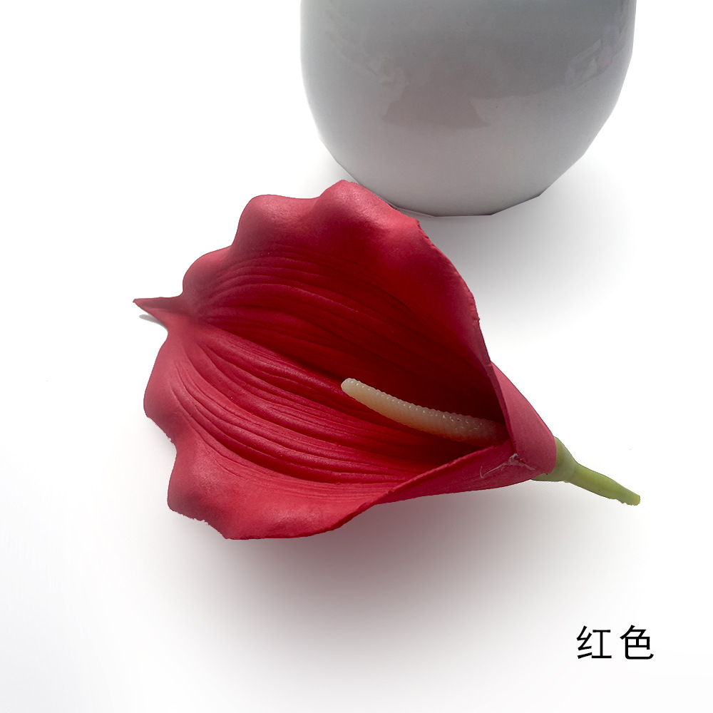 Simulación de flores Eva Horseshoe Flower Wedding Decoration New Photography Props China Fake Flores Diseño de pegamento blando