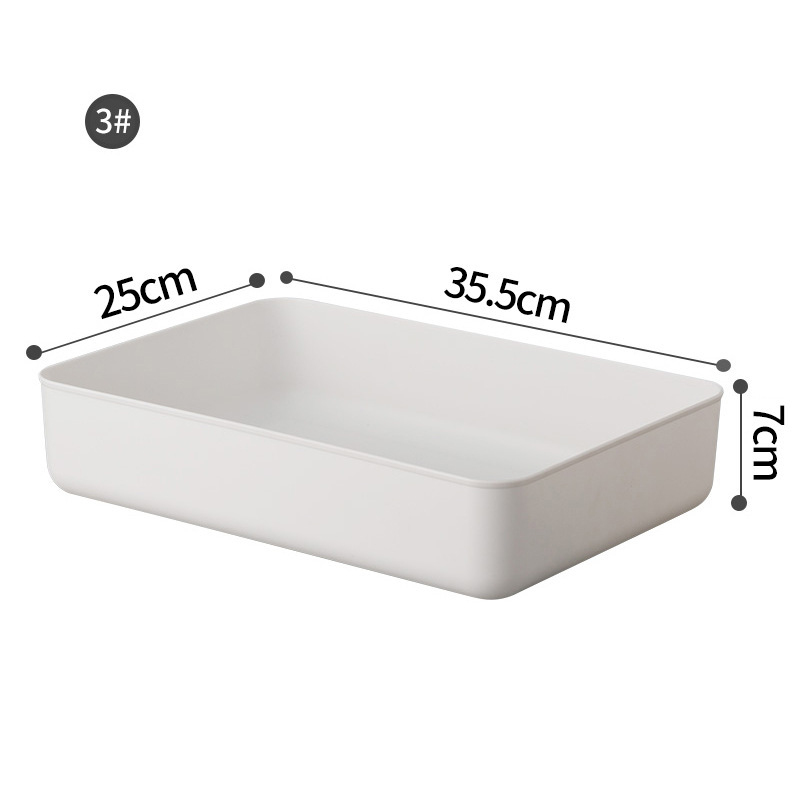 3 # 큰 흰색 덮개가없는 (35.5*25*7cm)
