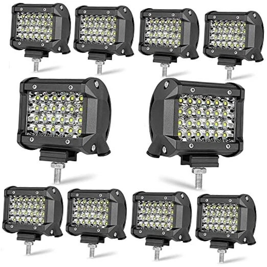 Auto LED lámpara de trabajo Spotlight LED lámpara de automóvil 4 pulgadas 4 filas 200w lámpara de trabajo condensada lámpara de barra LED