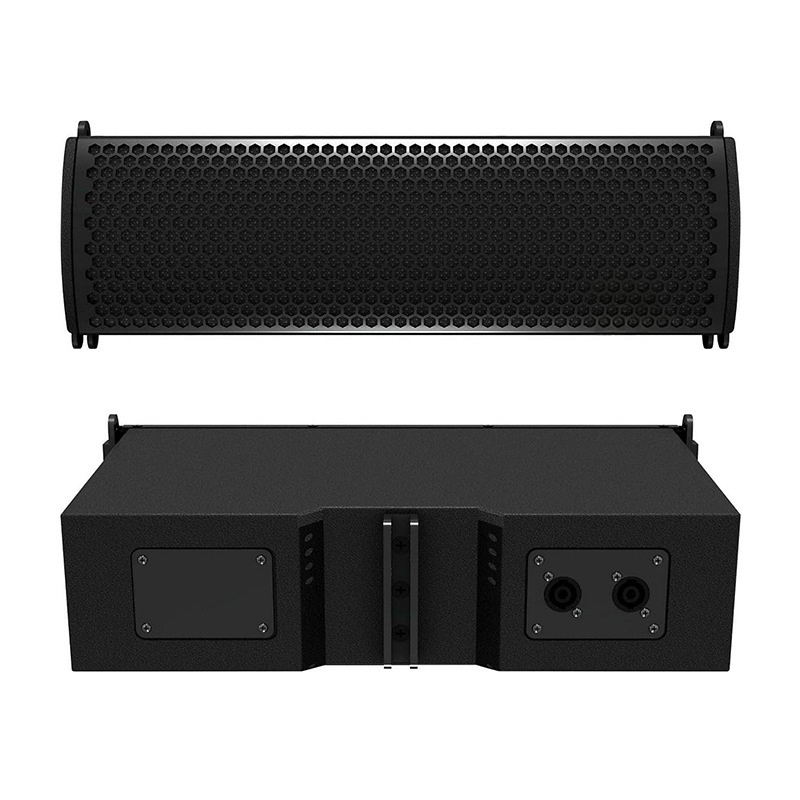 Mini altavoces de matriz de línea compacta para espectáculos pequeños, doble 4 pulgadas de matriz de línea de escenario, estéreo transfronterizo profesional