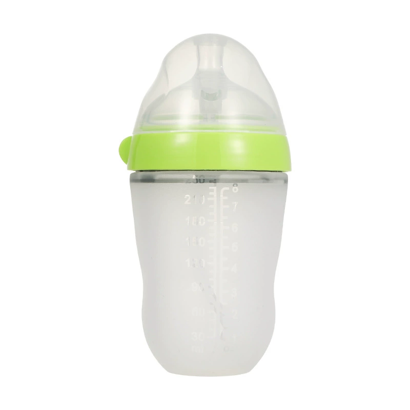 Children's silicone feeding bottle for new born for baby, fall protection, 250 ml, 150 ml