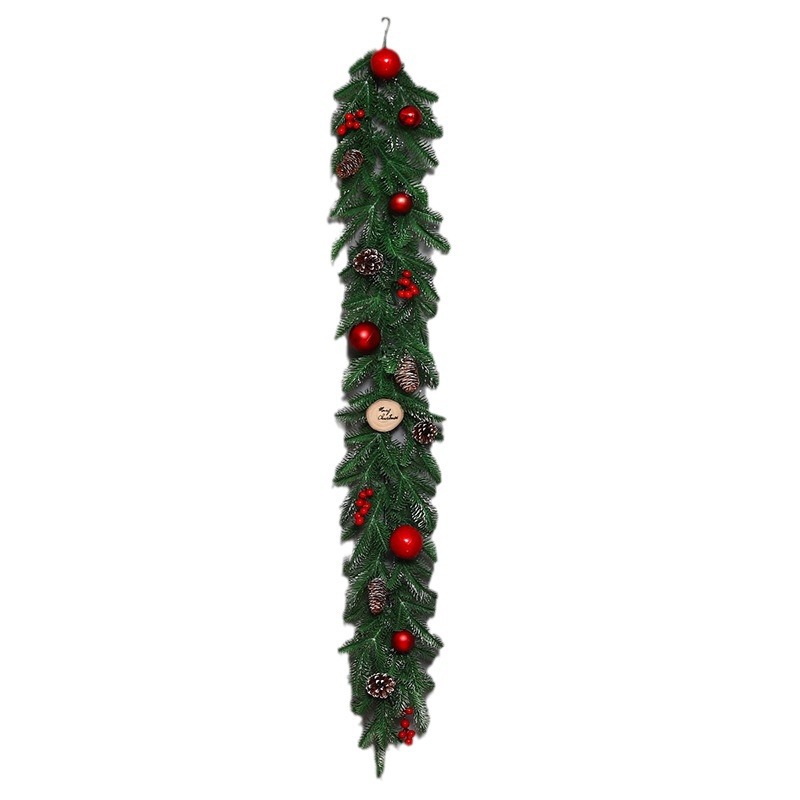 Decorative Ornaments Garland Rattan Circle Tree Door Wall Hanging Mall Hotel Lobby Glowing Scene Arrangement_voghion.com