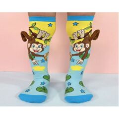 クロスボーダー 3D ソックス子供の子供の立体ジュエリーソックスパーソナライズされた耳の靴下漫画猿ふくらはぎソックス
