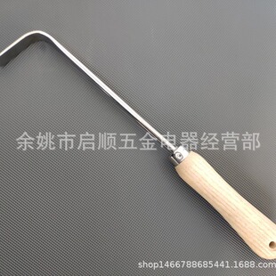 不锈钢花园单钩园艺钩木柄长钩单爪拔草松土露台阳台盆景-阿里巴巴
