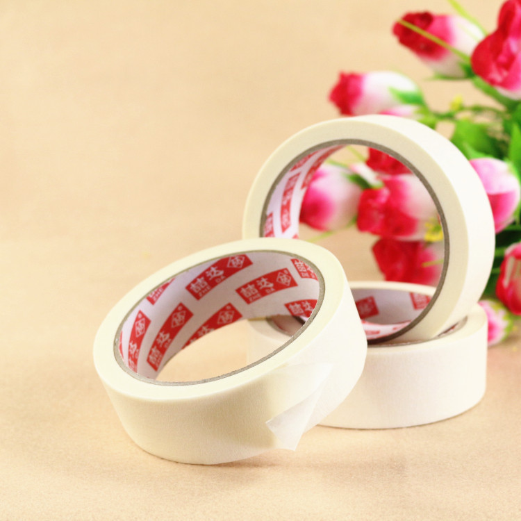可书写不残胶美纹纸胶带30mm*10m常温美缝装修喷漆遮蔽纸美纹胶纸