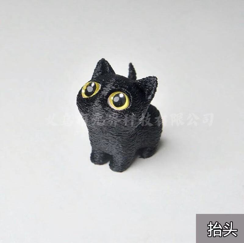 现货大眼萌猫3d打印玩具桌面工艺品手办摆件|undefined