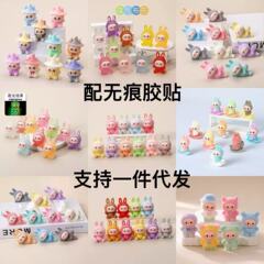 [在庫工場] labubu Douyin 人気植毛布布かわいい人形車の装飾品 diy ペンダント バッチ