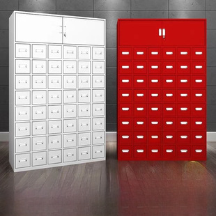 Steel Chinese Medicine Cabinet Thickened Adjustable Pharmacy Clinic Drawer Chinese Medicine Herbal Medicine Multi-Drawer Cabinet Adjustable Table