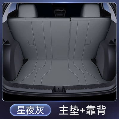 Euler 5 Trunk Mat Fully: Trunk Mat - starry-night-gray-trunk-single-cushion-backrest-cushion-euler-52026-2026