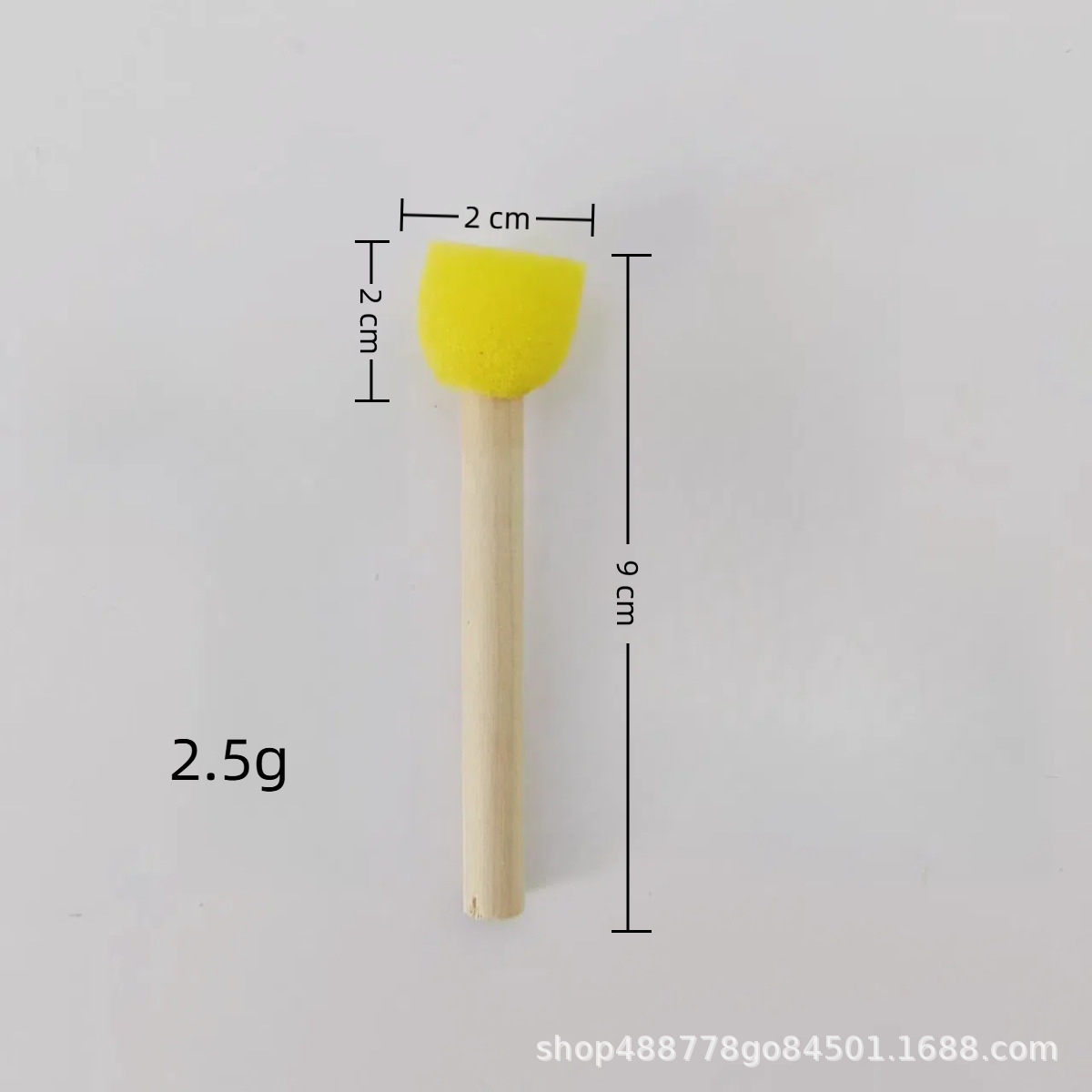 Fabricantes de graffiti al por mayor mango de madera esponja pincel de pintura sello infantil una variedad de especificaciones herramientas de pintura dedo sello pincel