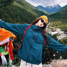 空山雨户外三合一冲锋衣女秋冬硬壳防风防水机能外套男连帽登山服